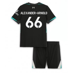 Liverpool Alexander-Arnold #66 Dětské Venkovní dres komplet 2024-25 Krátký Rukáv (+ trenýrky)